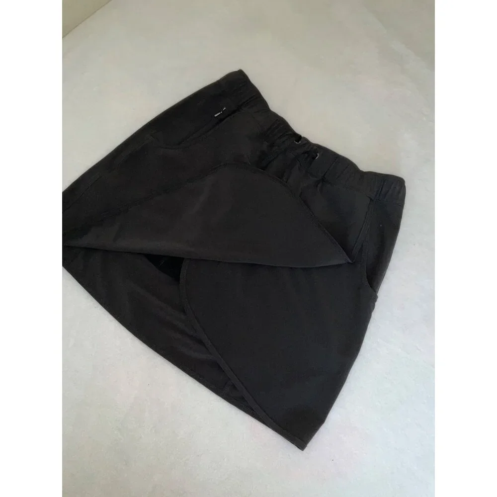 Patagonia sz. Small - Fleetwith Skort Black Activewear Wrap Front - Picture 3 of 8